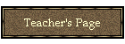 Teacher's Page