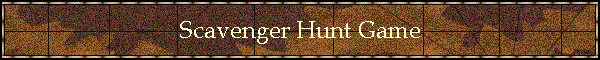 Scavenger Hunt Game