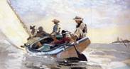Sailing the Catboat by Winslow Homer